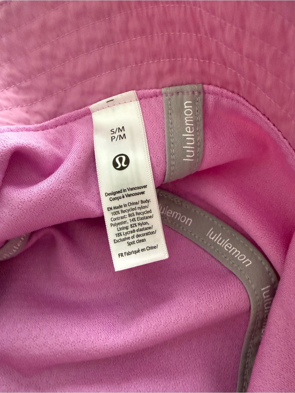 lululemon athletica Pink Kids Bucket Hat - Picture 3 of 4